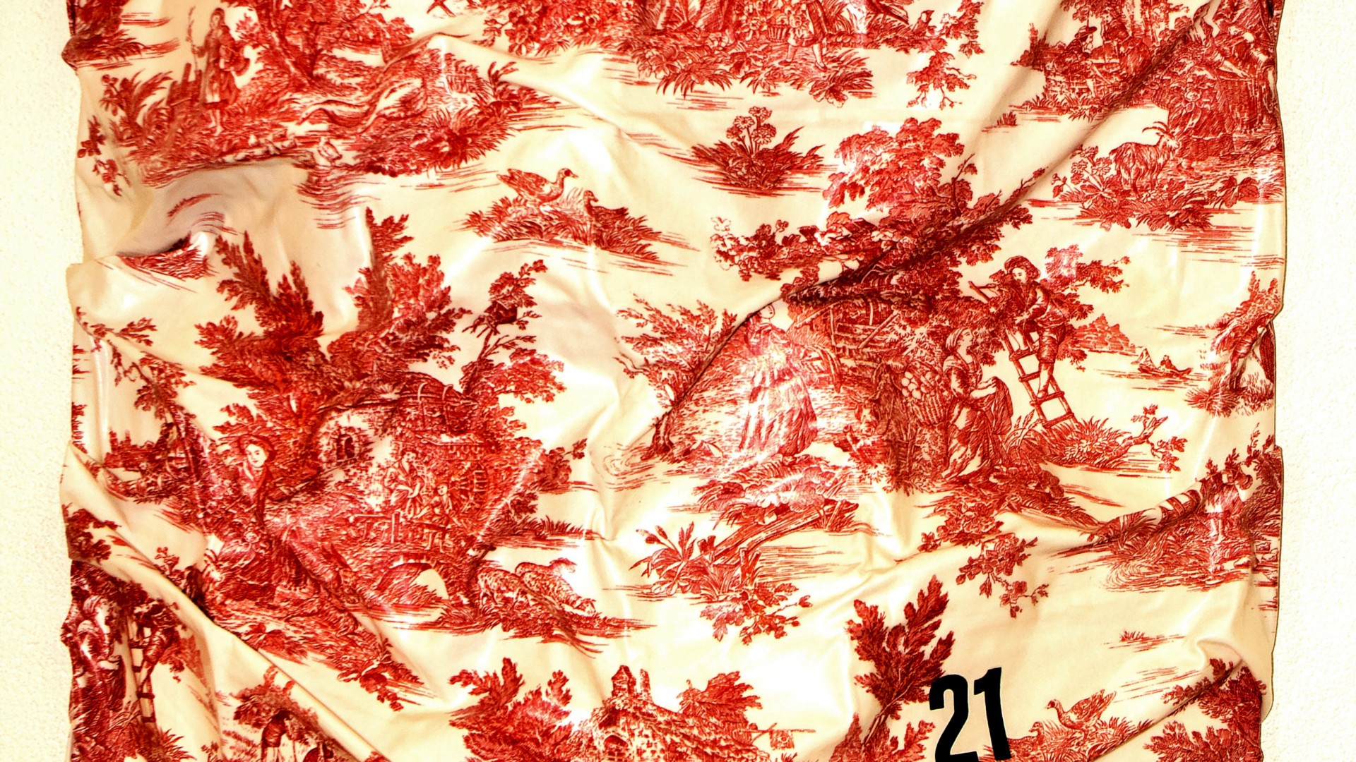 newton "21" - gewebe, kunstharz auf leinwand - 120 x 100 x 25 cm