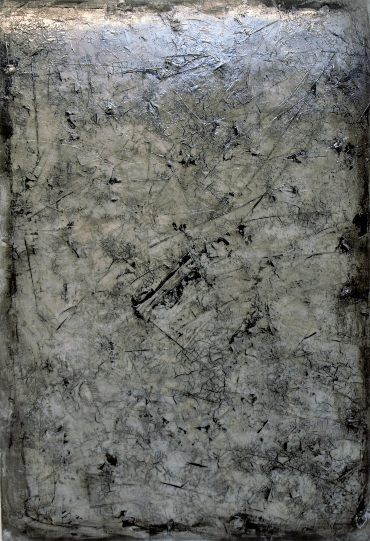 "and all my poems were false", 2015, acryl, papier, kunstharz auf leinwand, 100 x 70 x 4 cm